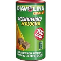 Diavolina 15317 Ökologischer Anzünder, 100 Würfel