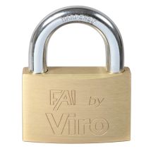 Fai Art 557 Lucchetto Rettangolare 70 Mm Con Arco In Acciaio 2 Chiavi - Viro