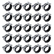 Symbionet - 25x Rohrschelle 40-43 Mm 1 1/4 Zoll Rohrhalter Rohrhalterung Rohrbefestigung