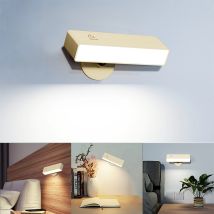 Led-wandleuchte Für Den Innenbereich, Kabellos, Dimmbar, Touch-steuerung, Einstellbare Helligkeit, 360°-drehung Für Led-akku-wandleuchte, Schlafzimmer