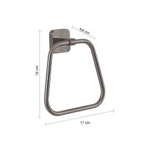 Handtuchhalter Tonga Gun Metal 17 X 4,6 X 16 Cm