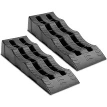 Yoleo - Rampes D'Accès 2 Pièces En Plastique Cale De Marche,rampe De Chargement Charges Lourdes 4 T,plate-forme Élévatrice Pour Voiture,61x12x21cm 