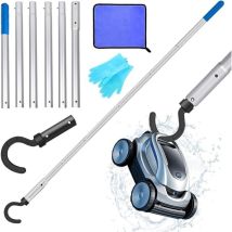 Crochet Robot Piscine,crochet Accessoire Pour Robot De Piscine,avec 2.1m Anche Telescopique Piscine,crochets Pour Robot Nettoyeur De Piscine,utilisé 