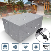 Rectangular Protective Cover For Garden Furniture, Made Of Polyester, Waterproof, Dustproof, Uv-resistant, For Garden Chair Or Table (dimensions: 