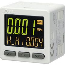 Interrupteur De Pression Smc, 0 Bar Max, M5 X 0,8 Pnp Collecteur Ouvert 1 Sortie ( Prix Pour 1 )
