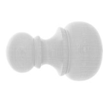 Terminale in legno Chyc 20x68 mm – Bianco – Ø20x68 mm