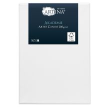 Akademie - Lienzo Blanco Para Pintar Con Bastidor - Alta Calidad 70x50x1 Cm - Artina