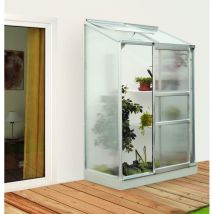 Digiplastics - Gewächshaus Vitavia Ida 900,aluminium Eloxiert+polycarbonat 4 Mm, 69x131 H182cm, Von Ezooza