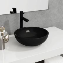 Maison Chic - Waschbecken,handwaschbecken,waschtisch Hartglas 35x12 Cm Schwarz Jdvn562554 Bonnevie