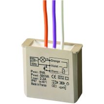 Modulo Dimmer Elettronico Temporizzabile 500w Sistema Filare Ad Incasso Senza Neutro Urmet 5454052