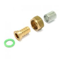 Comap – PEX Pipe Fittings – Connection Straight to Crimp Nut – Yellow – Pack of 2