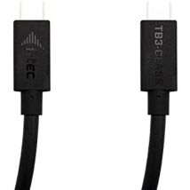 I-tec Thunderbolt Class 3 Kabel 150cm Kompatibel Mit Usb-c - Datenübertragung Bis Zu 40 Gbps, Leistung Bis Zu 100w, Video Bis Zu 2x 4k/60 Hz Oder 1x 