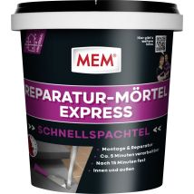 MEM – Reparaturmörtel Express 1 kg – Grau – Schnelle Aushärtung, frostbeständig, schleifbar