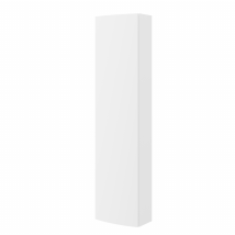 Savinidue - Umkehrbare Hängende Badezimmersäule 33x140 Cm Glänzend Weiß Mit Einer Tür