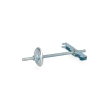 Espiga de Vuelco Metal ØM4 Plaza – 4 x 100 mm – Galvanizado – Compatible con diámetro M4