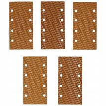 Papel De Lija Antiobstrucción N.° 80, 92 X 182 Mm, Velcro, 5 Unidades
