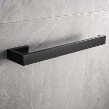 Triomphe - Porte Serviettes Mural, Anneaux Porte-serviettes En Acier Inoxydable, Support De Serviettes Wc Accessoirs Salles De Bains 31cm (noir)