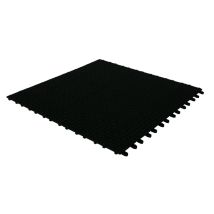 4 X Flexible Kunststofffliesen 55,5 X 55,5cm Für Den Außenbereich, Schwarz, Von Ezooza
