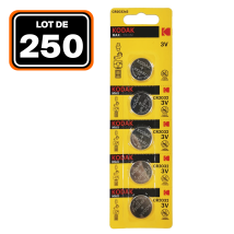 Paquete De 250 Pilas De Botón De Litio Kodak Cr2032 3v 210mah