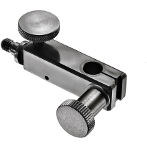 IBT Aufnahme Schraubklemme M6 – 35mm Länge – 93mm Höhe – 63mm Breite – Aufnahme Ø 8mm – Kunststoff