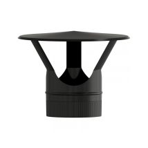 Chinesische Kappe 120mm Schwarz Lackiert