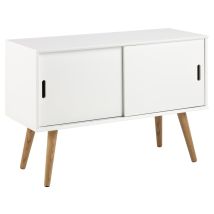 Mitra Schrank – Minimalistisch – Skandinavisches Design – Holz – Schiebetüren – Perfekt für kleine Räume