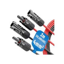 Solarkabel-set 910001, Mc4, 2x 2 M, 4 Mm² - Absina