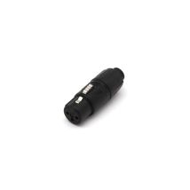 Adaptador Xlr Hembra A Macho - Color Negro - Rean