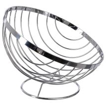 Cesta De Acero Cromado 'oblik' 26,5 Cm - Plata