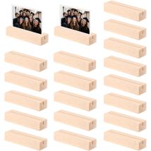 Porte Carte Bois Menu Mariage, Titulaire Numéros De Table Et Photos Support