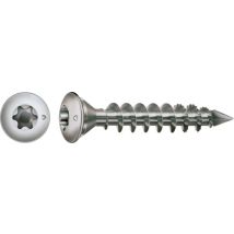 Spax - Pfostenschraube, 8 X 50 Mm, 25 Stück, Vollgewinde, Zentrierkopf, T-star Plus T40, Cut-spitze - 4357189800504