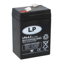 Blei Akku Lp6-4,5 6v 4,5ah Agm T1 Wartungsfrei - Landport