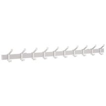 Hermeta - Wandgarderobe Alu.f1 Ma Silber 10 Hut-/mantelhaken L.1250mm