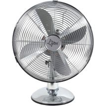 Suntec Tischventilator CoolBreeze 3.000 TVM chrome 30 W 3 Geschwindigkeiten 40 dB 30 x 40 x 20 cm Kunststoff, Chrom