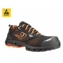 Base Protection - Base Berlin B1704a S1ps Esd Sc Lg Fo Sr Chaussures De Sécurité Végétaliennes - 39 (eu) - Noir / Orange