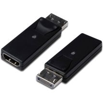 Digitus - Db-340602-000-s Displayport / Hdmi Adattatore [1x Spina Displayport - 1x Presa Hdmi] Nero Doppia Schermatura, B