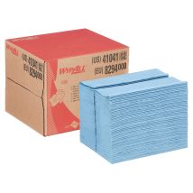 Panni Per La Pulizia Wypall X80 Power Clean 8294 Azzurri - Panni Riutilizzabili - 1 Brag Box Da 160 Panni Assorbenti Azzurri