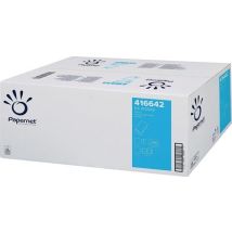 Papernet - Serviette Pliée 2 Épaisseurs Blanc L240xl230env.mm