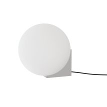 Lampe De Table Obi Argent Brossé Avec Diffuseur Opal, Lumière D’ambiance Tactile Et Réglable, Ip44, Douille G9 (ampoule Non Incluse)