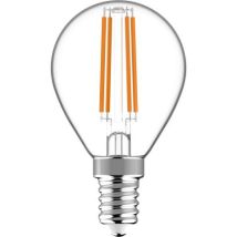 Led's Light Led Filament Leuchtmittel - Tropfenlampe G45, E14, 4,5w, 2700k, Klar 330° - 470 Lm