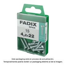 Fadix - Selbstschneidende Schraube, Cr, Zink, 42 X 22 Mm, Karton Mit 15 Stück. 85761