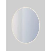 Saniclass Oval Miroir De Salle De Bains - 60x80cm - Ovale - Incl. Éclairage Led Indirect - Chauffage Miroir - Interrupteur Tactile