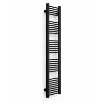 Matisère - Scaldasalviette Ad Acqua Calda Nero 1710mm Di Altezza E 230mm Di Larghezza - 425 Watt - Mik1710/230sxn