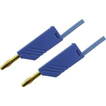 Mln 50/2,5 Bl Messleitung Lamellenstecker 4 Mm Lamellenstecker 4 Mm 0.50 M Blau 1 St. - Sks Hirschmann