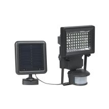 LED-Solarstrahler mit Bewegungsmelder – 400 Lumen – IP44 – Schwarz – 5x AA Ni-MH-Akkus – EHS