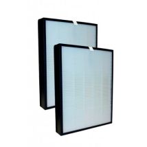 Pack 2 Filtres Hepa+charbon Noaton Fpk01 Compatible Avec Delonghi Ac 75