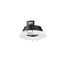 Rame - Plafoniera Da Incasso A Soffitto Da 85mm Di Diametro Per Lampadina Gu10 Di Colore Bianco