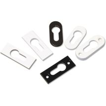 Goettgens - Selbstklebende Rosette Schlüssel I Alu Weiß - 3 Mm - D4015blanc
