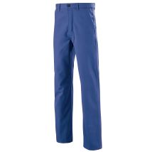 CEPOVETT Gartenhose Blau XL – Gürtel mit Knopfverschluss, Reißverschluss, 2 Taschen, Maßtasche, Gesäßtasche