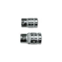 OC-PRO – Set di 2 bussole quadrate 10 mm – Compatibili con attacchi 1/2" e 3/8" – Utensili manuali